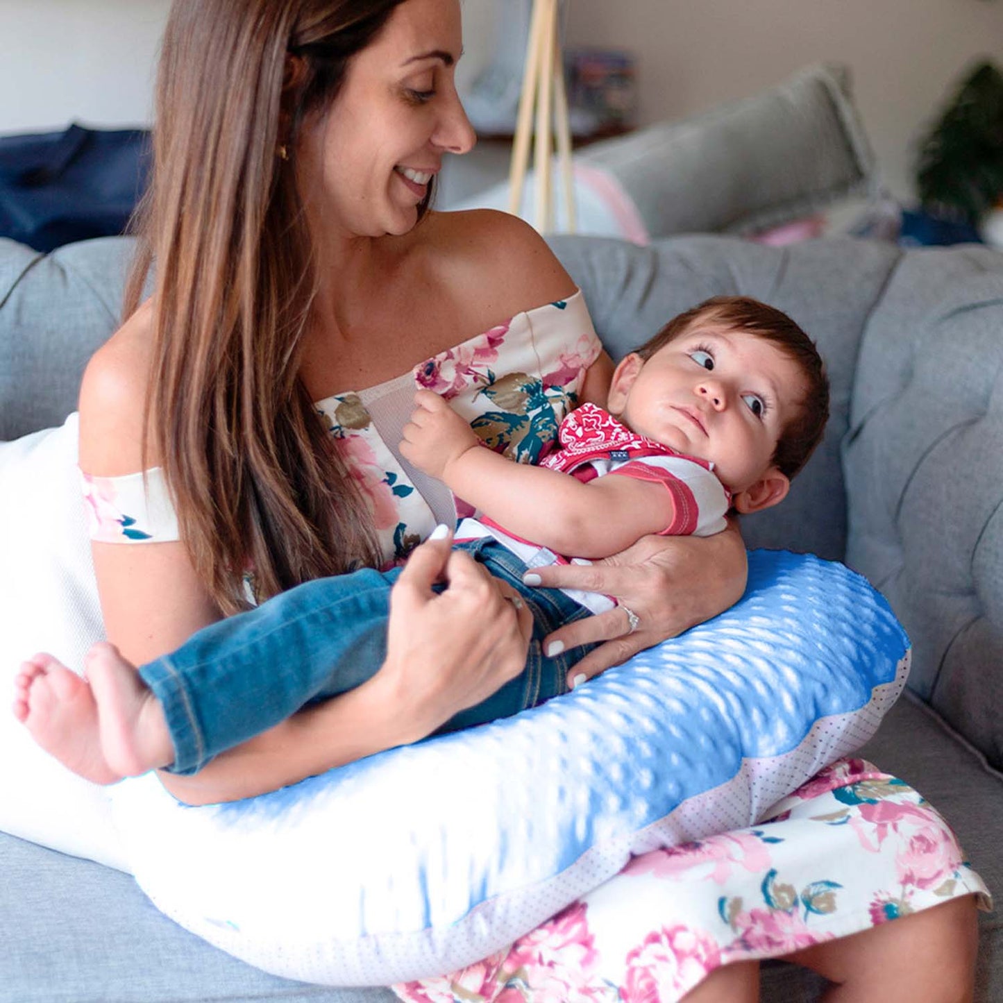 Almohada de Lactancia (Cojín Amamantar Bebés Niños Biberón)