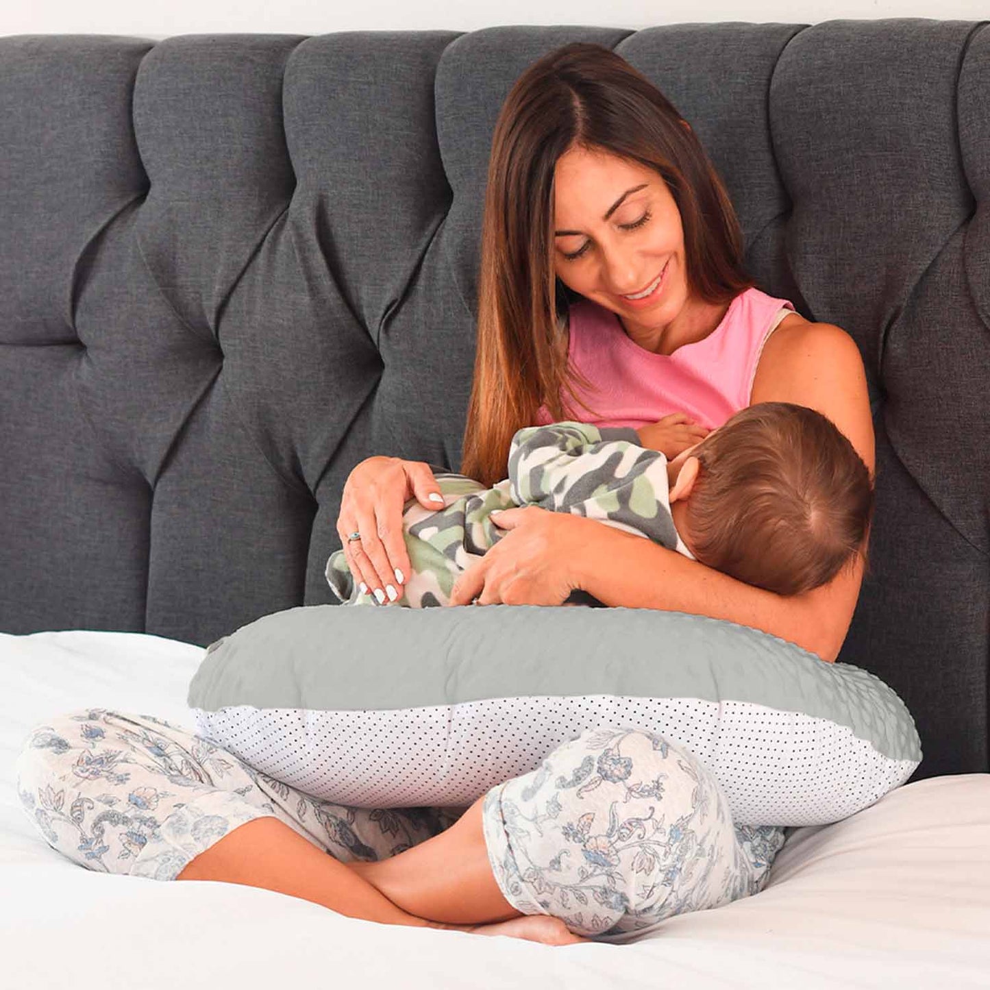 Almohada de Lactancia (Cojín Amamantar Bebés Niños Biberón)