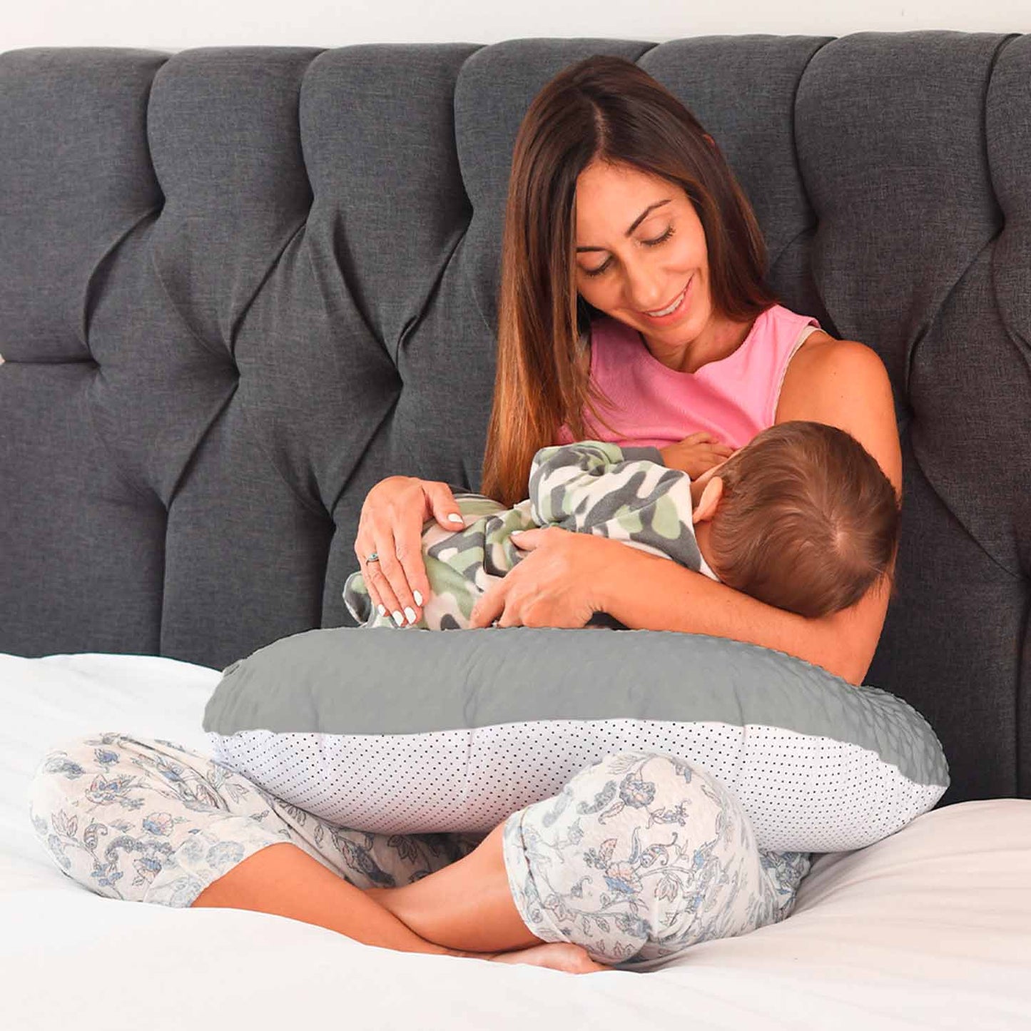 Almohada de Lactancia (Cojín Amamantar Bebés Niños Biberón)