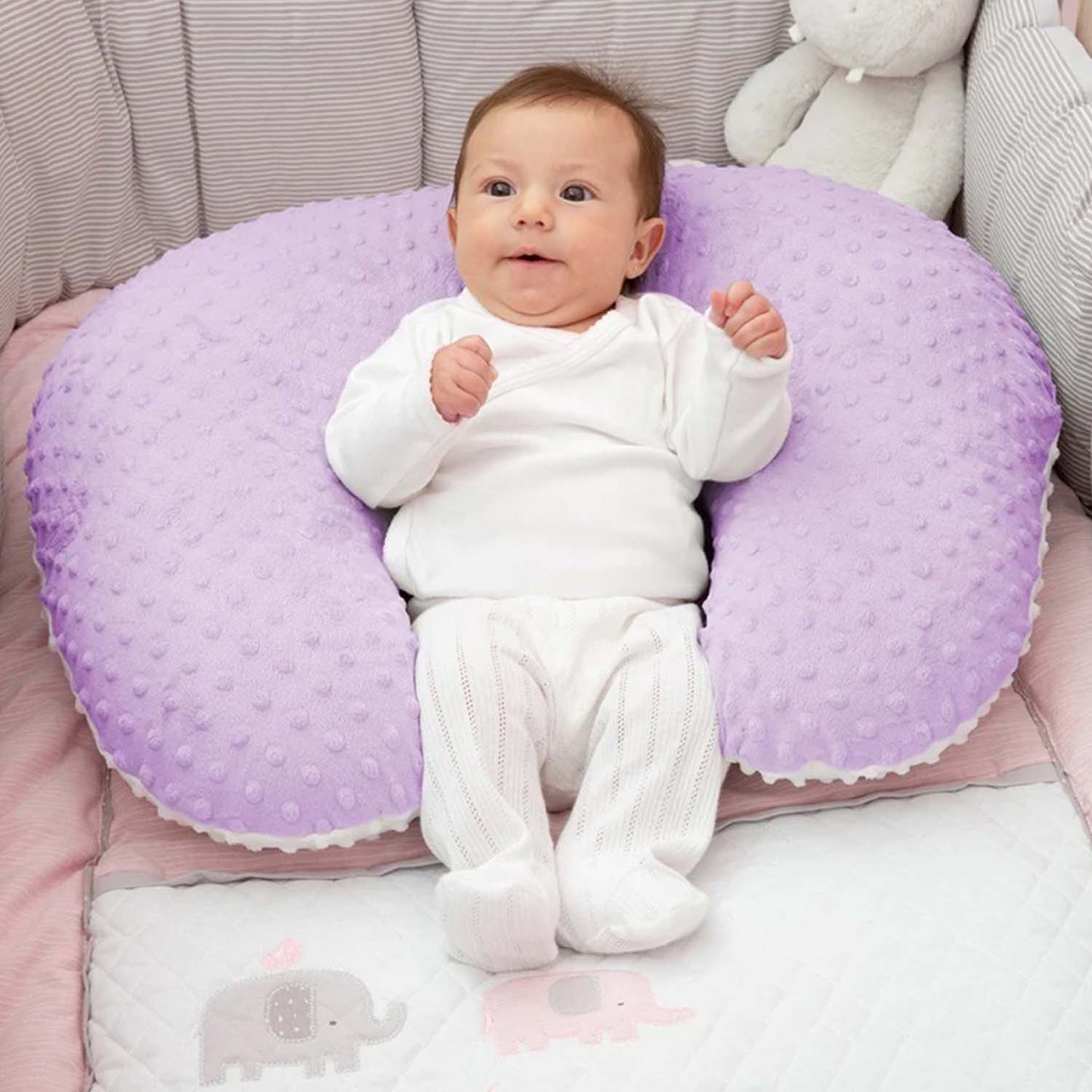 Almohada de Lactancia (Cojín Amamantar Bebés Niños Biberón)