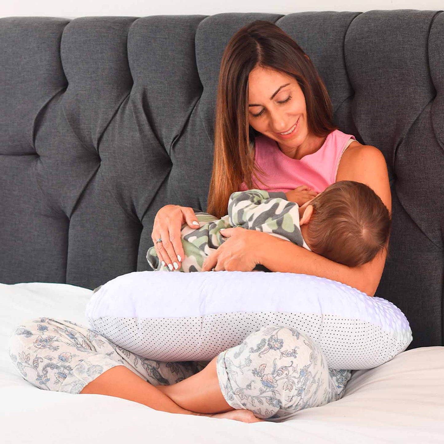 Almohada de Lactancia (Cojín Amamantar Bebés Niños Biberón)