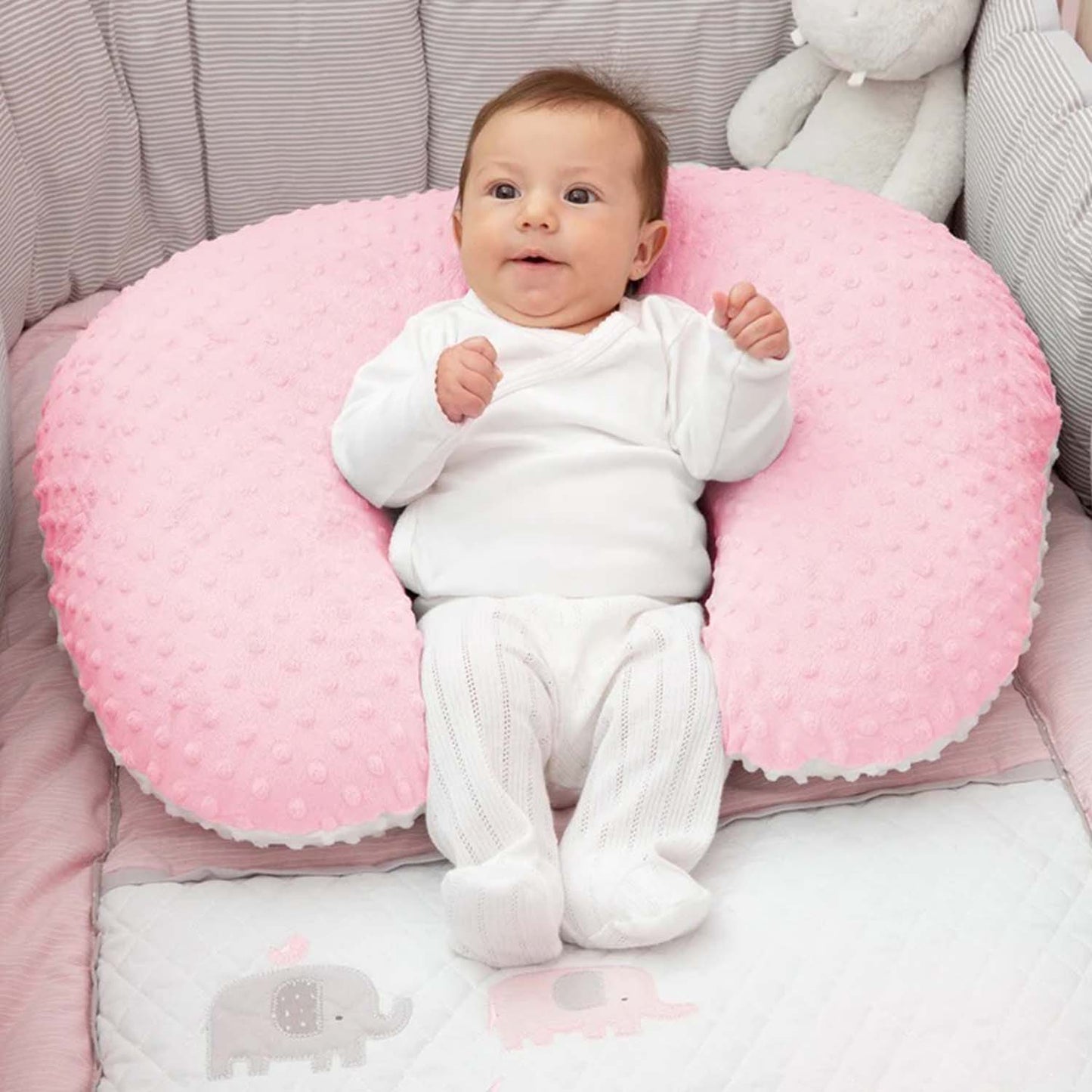Almohada de Lactancia (Cojín Amamantar Bebés Niños Biberón)