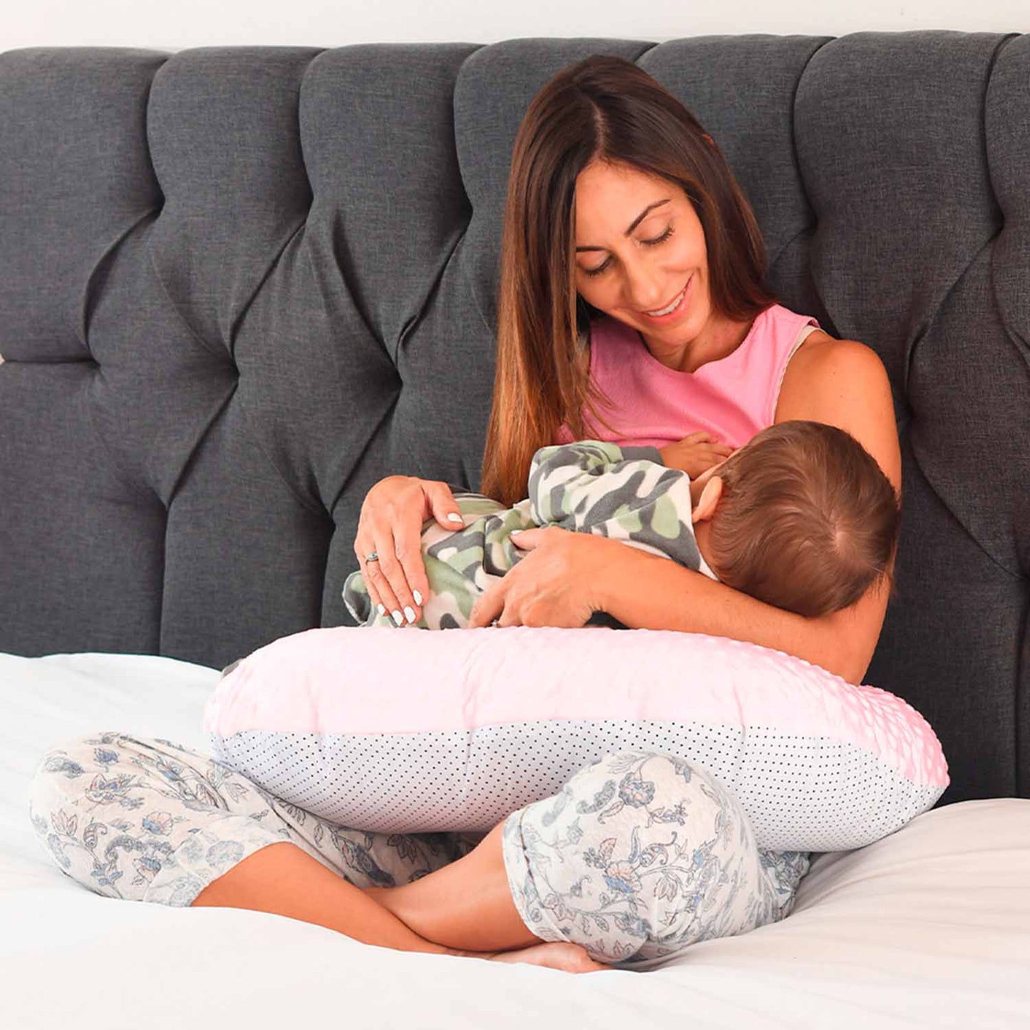 Almohada de Lactancia (Cojín Amamantar Bebés Niños Biberón)