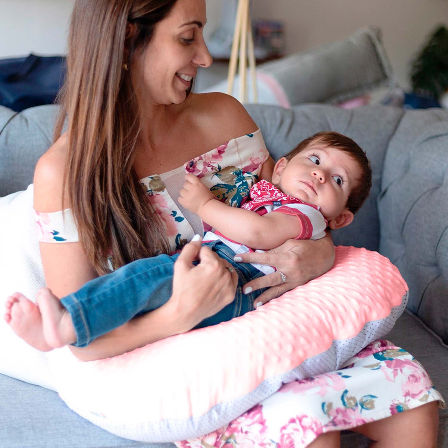 Almohada de Lactancia (Cojín Amamantar Bebés Niños Biberón)