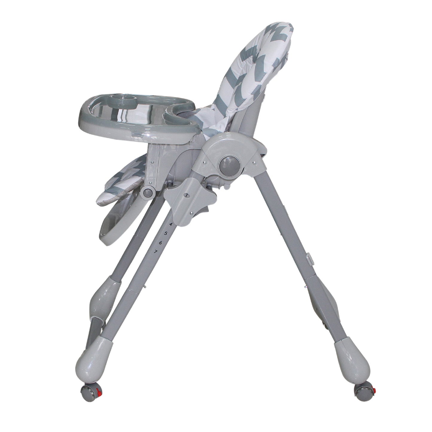 Silla de Comer Plegable Bebeglo Gris