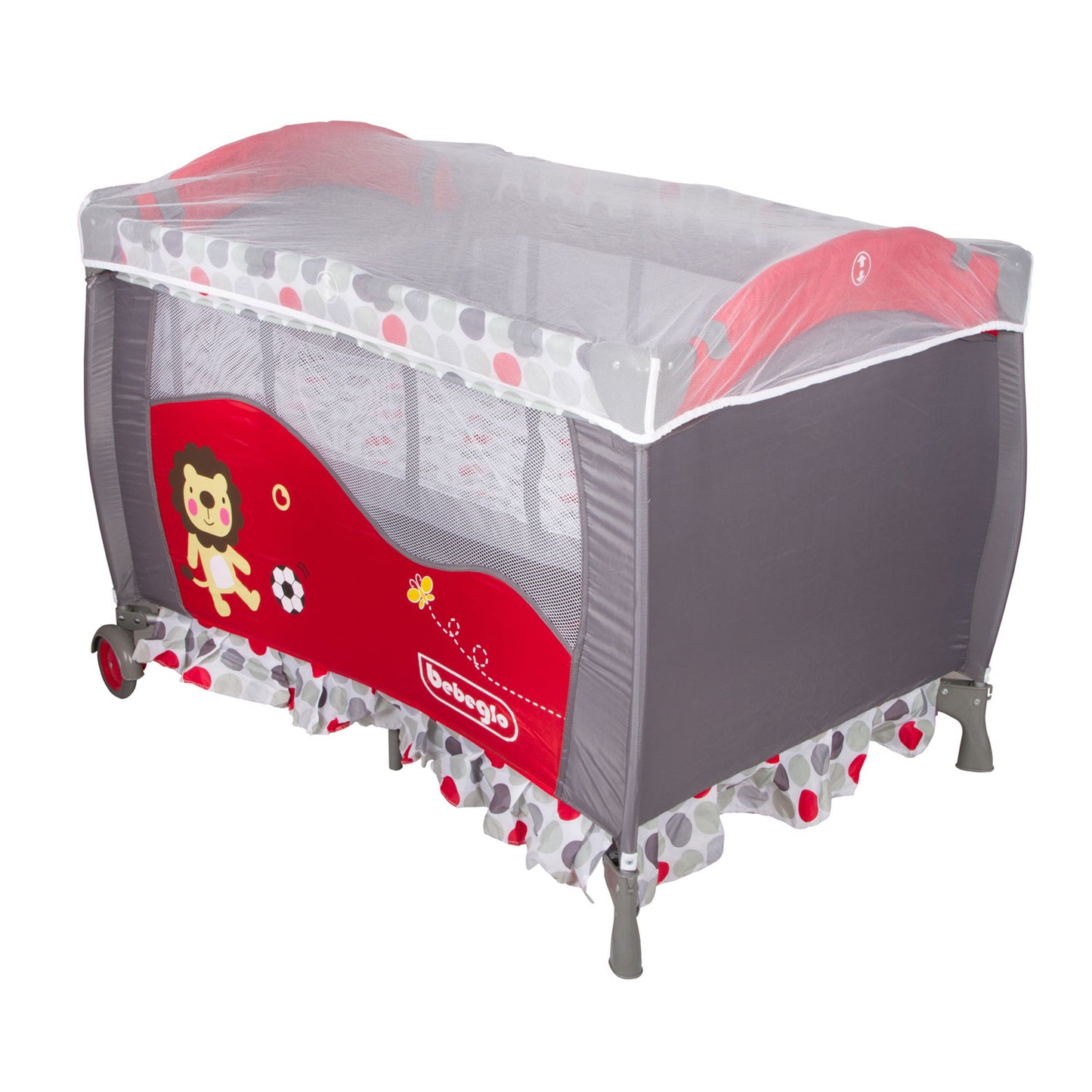 Cuna Corral Pack & Play Bebeglo Rojo