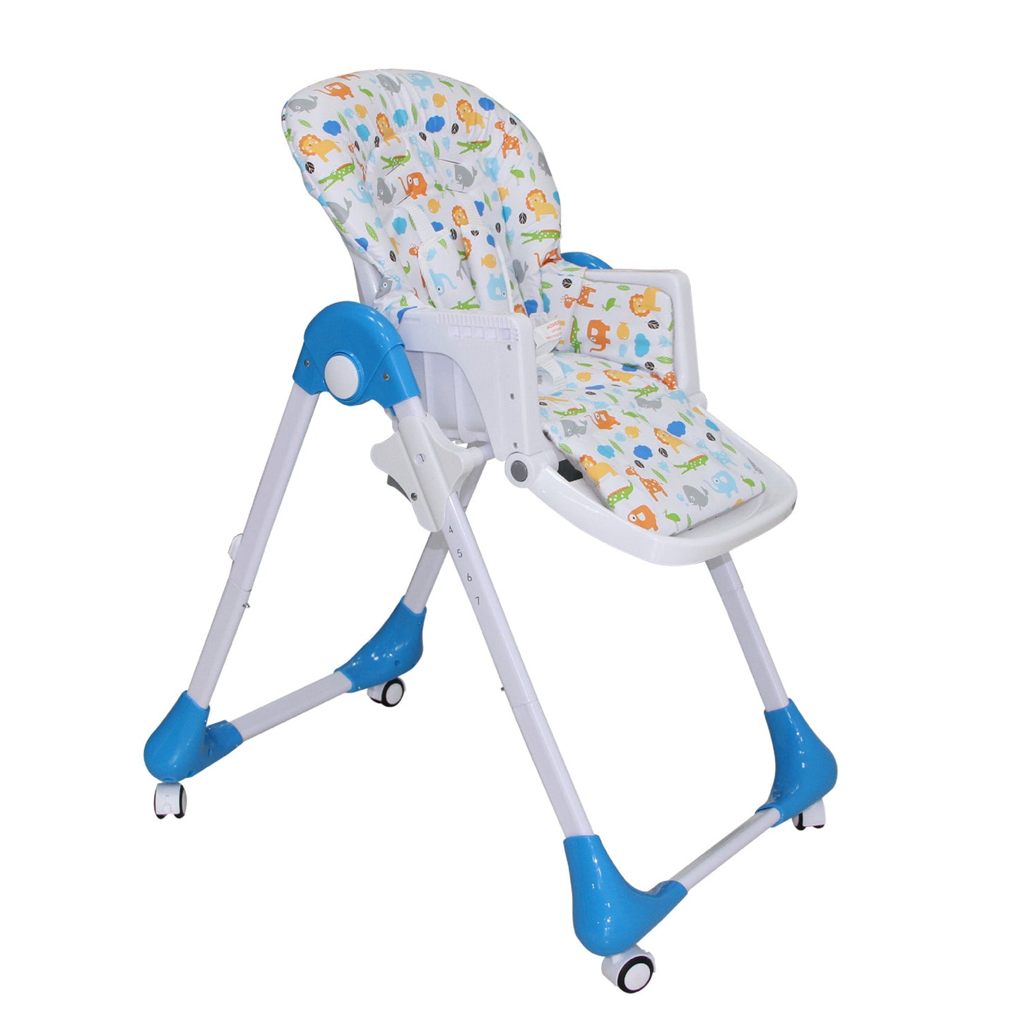 Silla de Comer Plegable Bebeglo Celeste