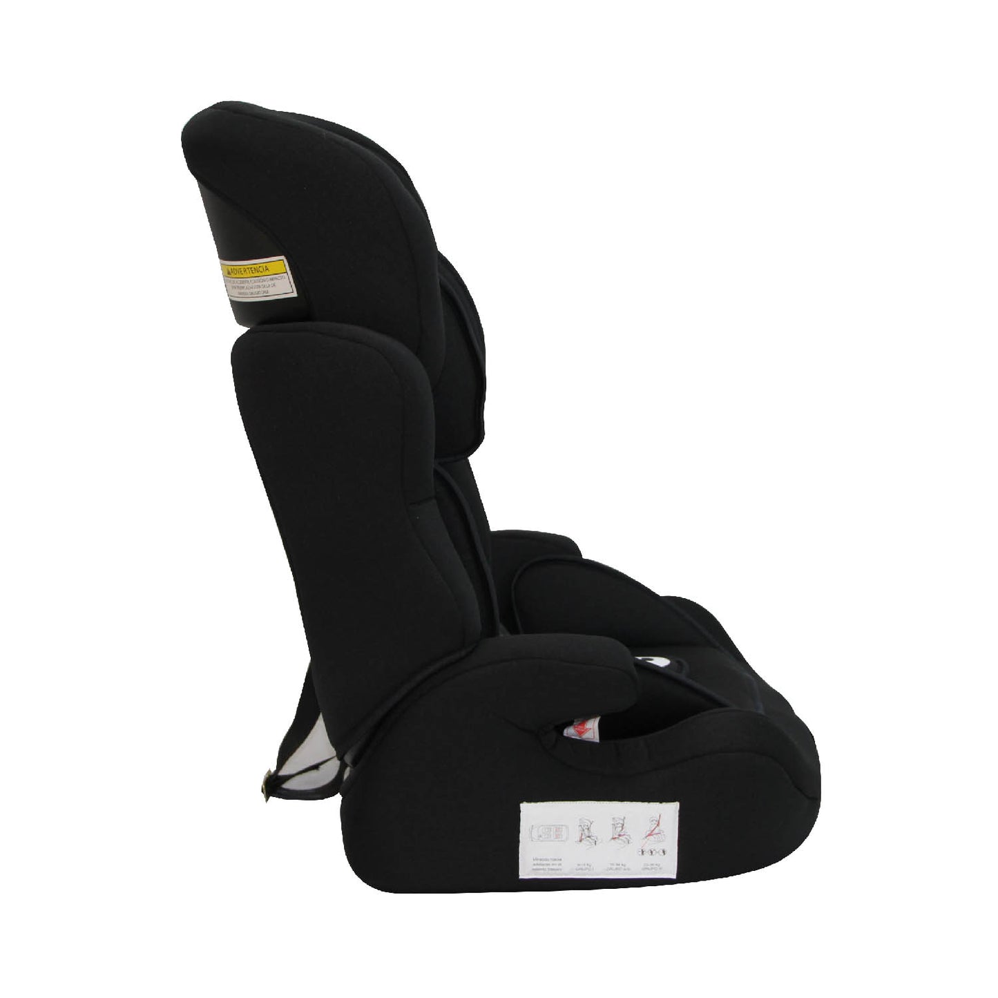 Autoasiento 2 en 1 de 9 a 36 KG Bebeglo Negro