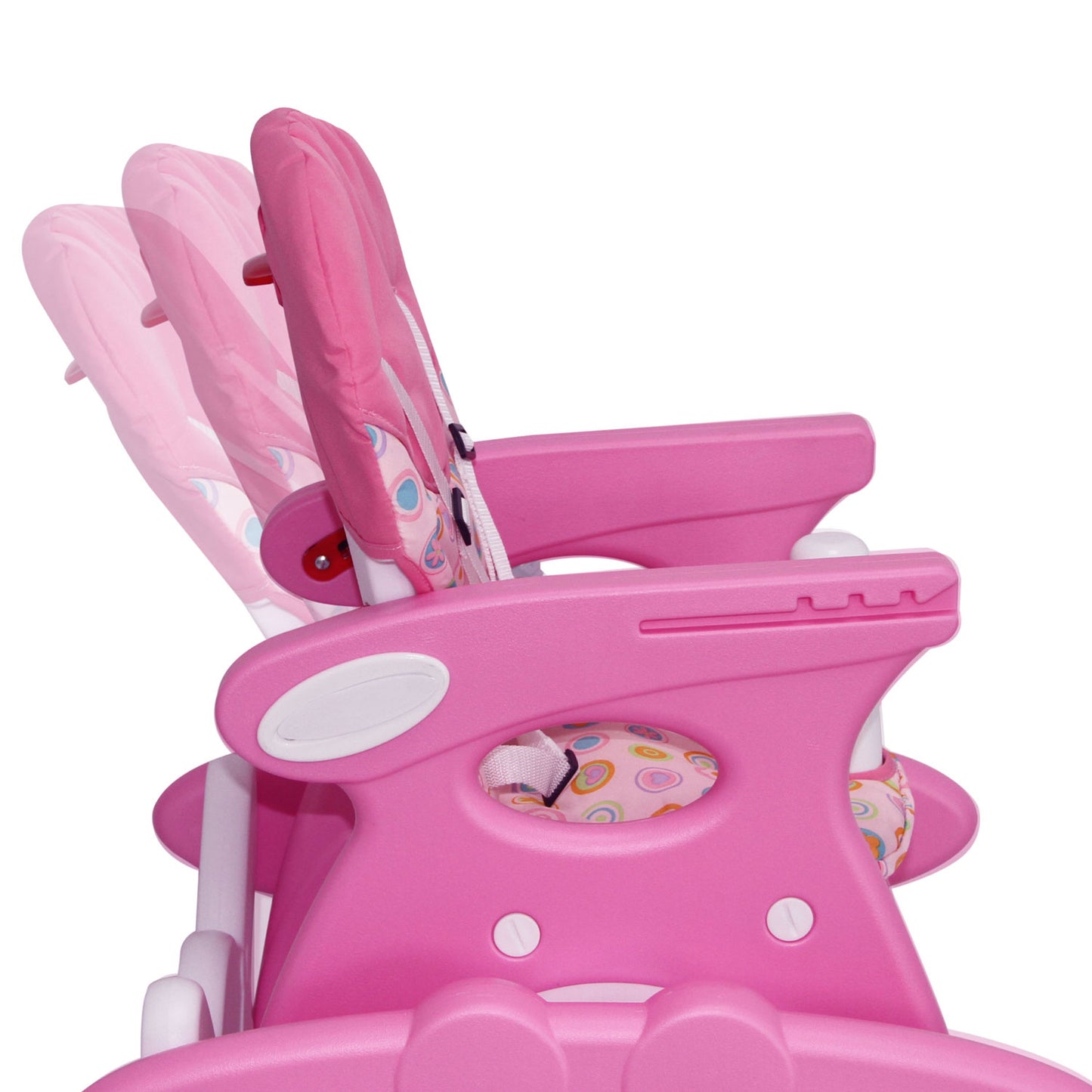 Silla de Comer 2 En 1 Bebeglo Rosa