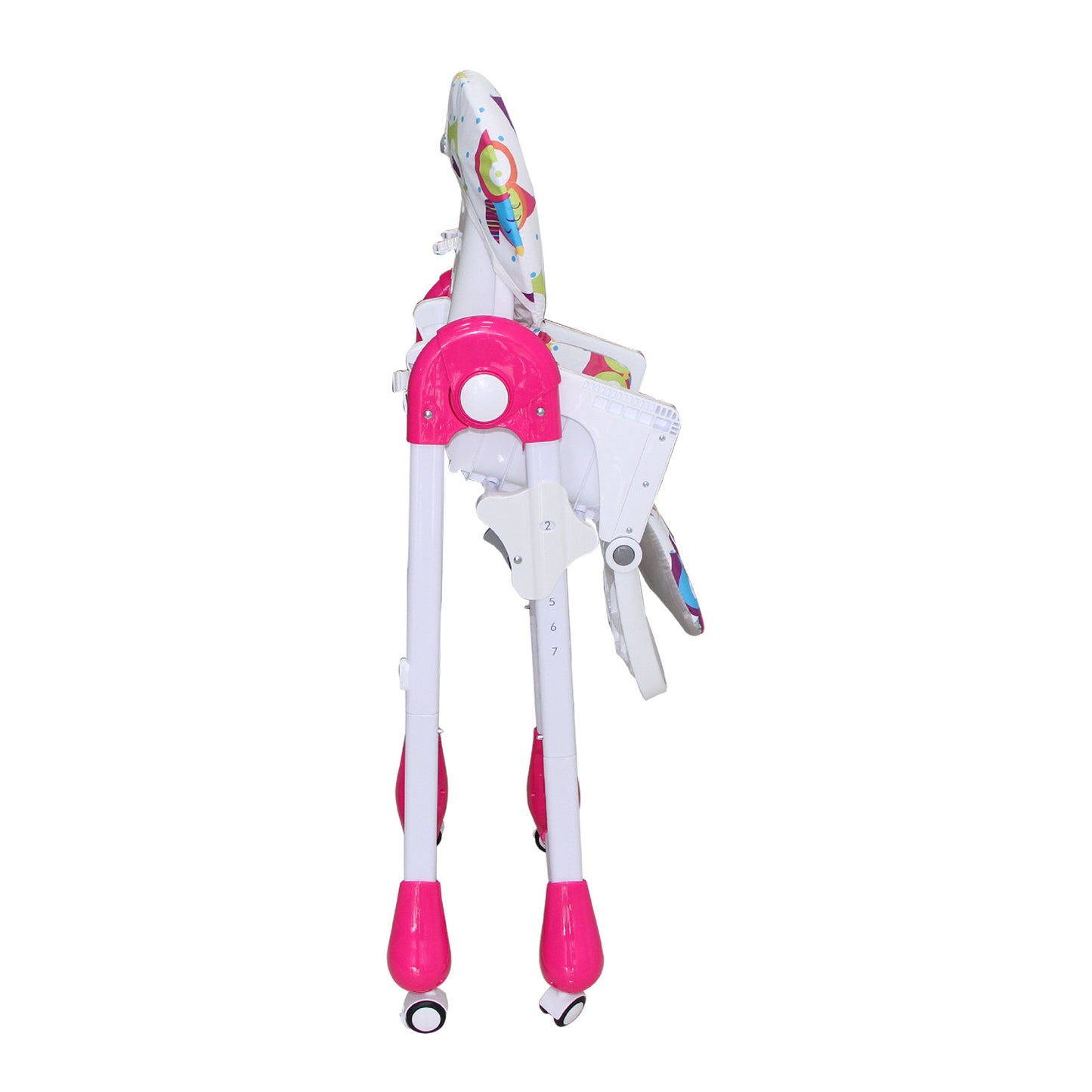 Silla De Comer Plegable Bebeglo Fucsia