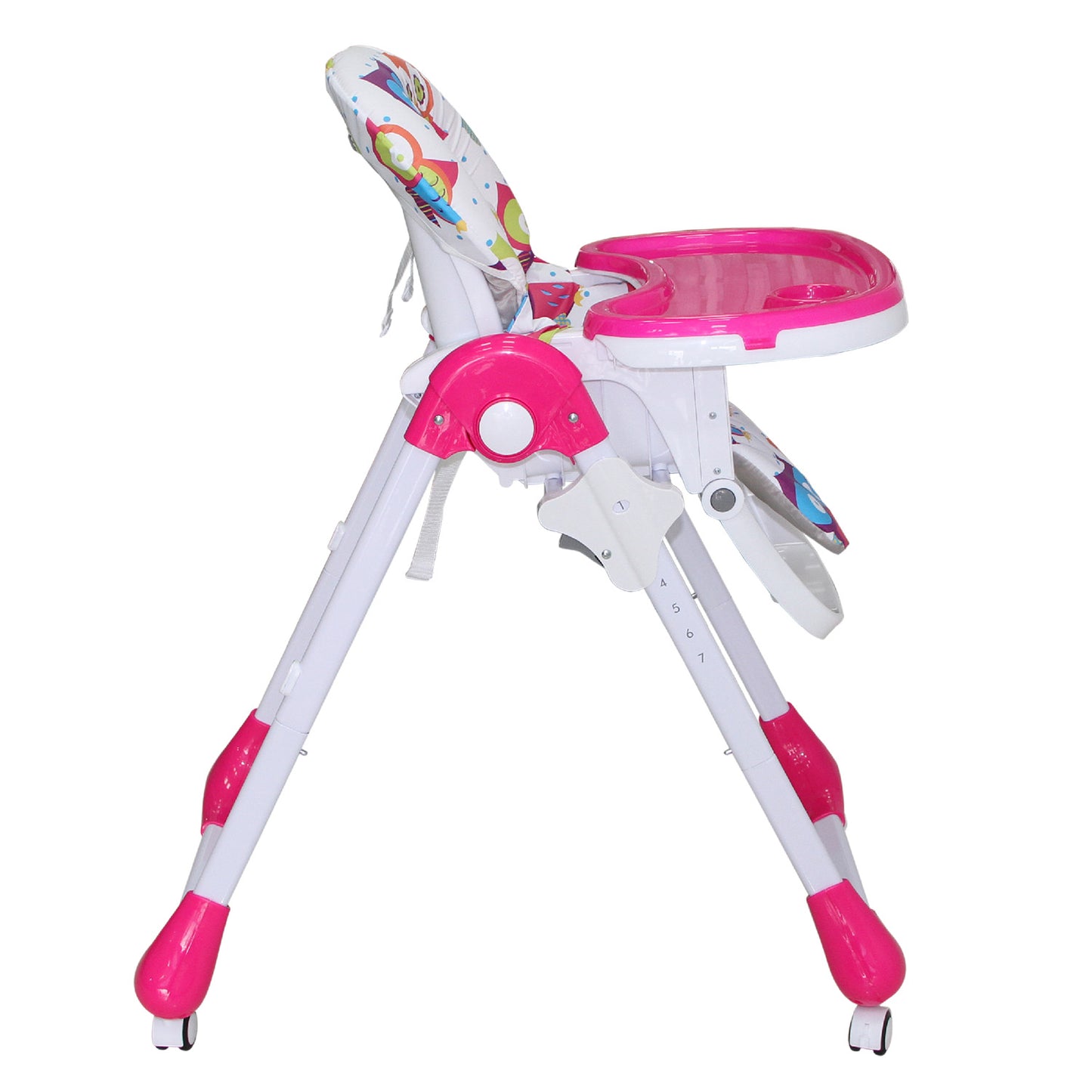 Silla De Comer Plegable Bebeglo Fucsia