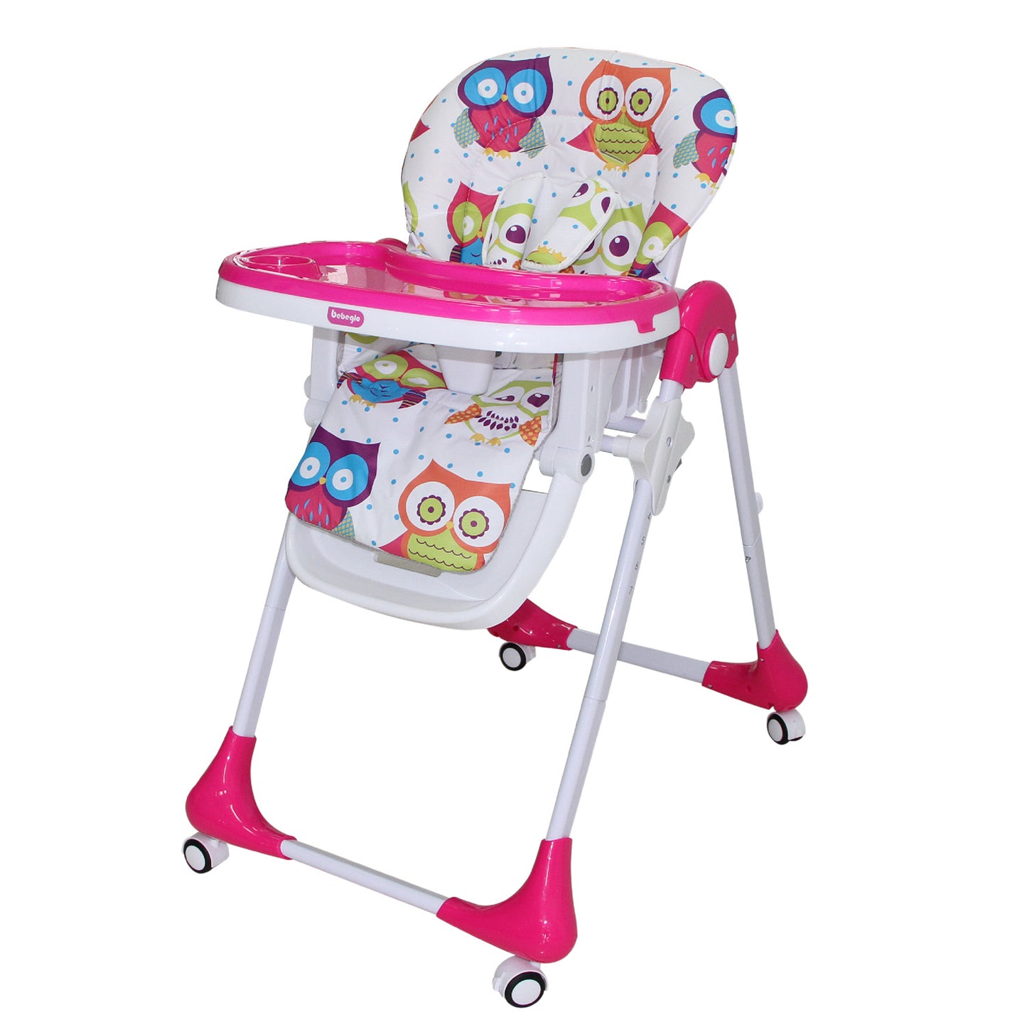 Silla De Comer Plegable Bebeglo Fucsia