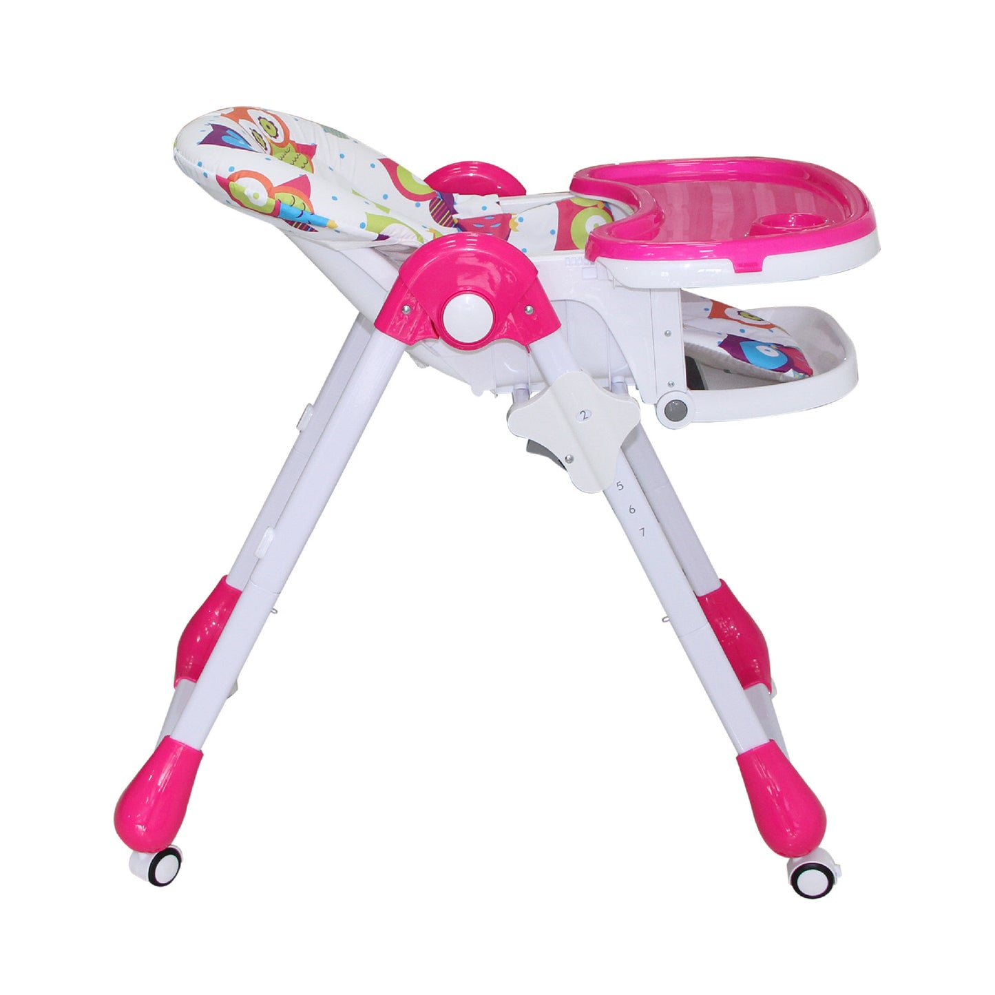 Silla De Comer Plegable Bebeglo Fucsia