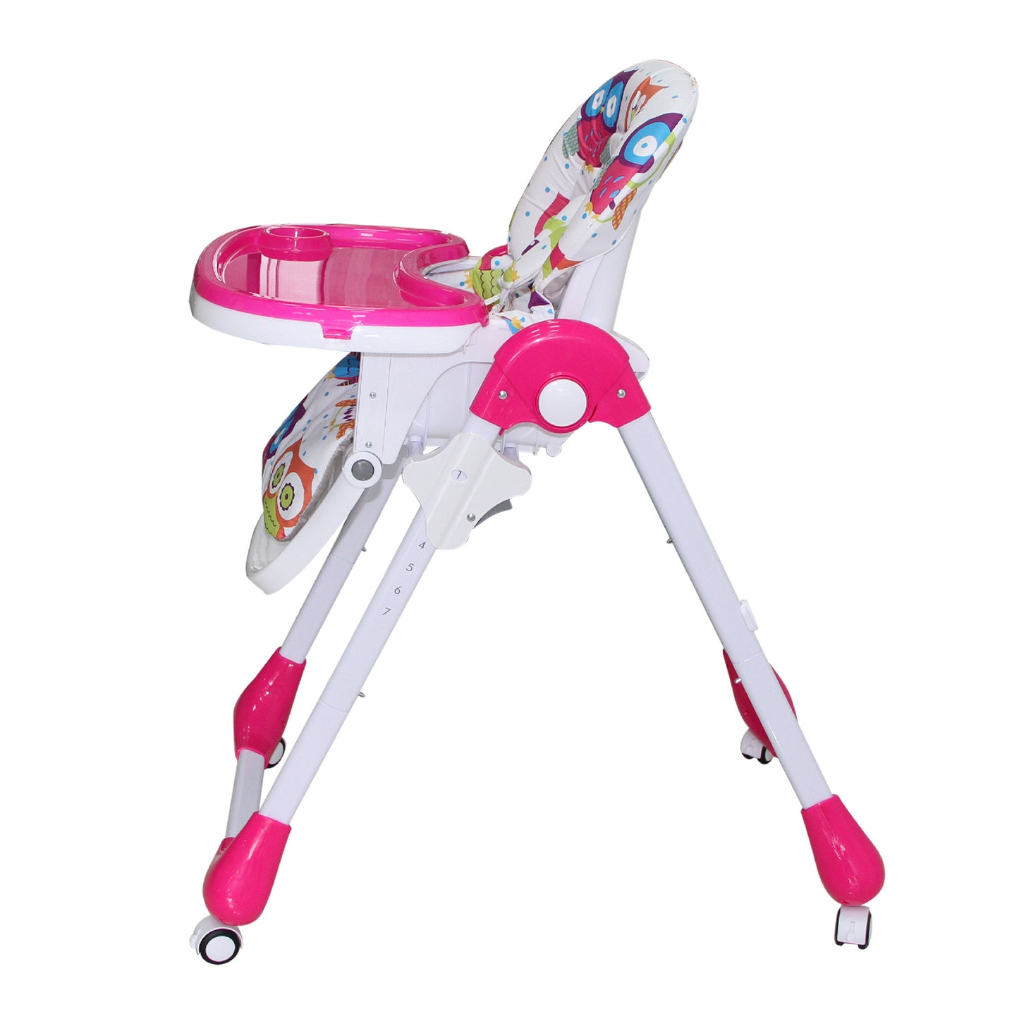 Silla De Comer Plegable Bebeglo Fucsia