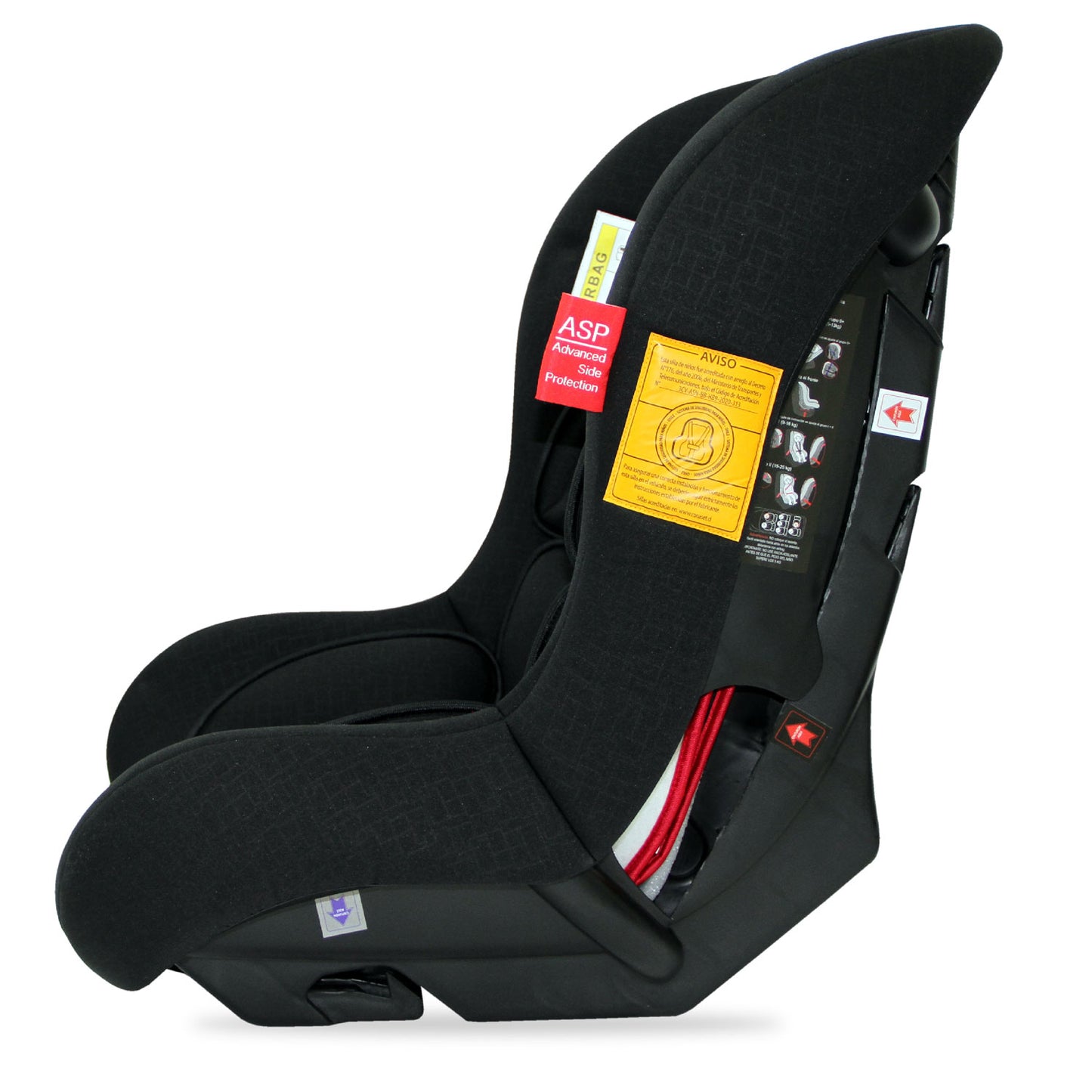 Autoasiento 0-25KG Bebeglo Negro