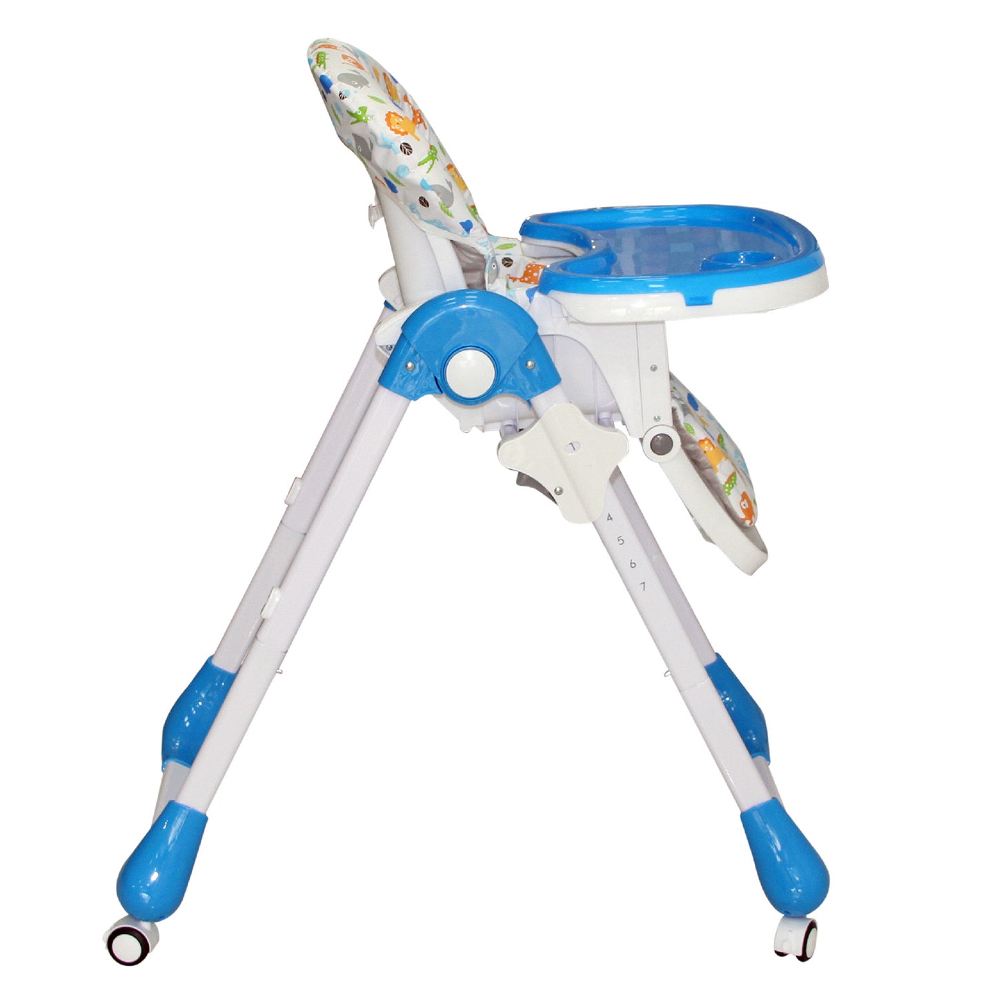 Silla de Comer Plegable Bebeglo Celeste