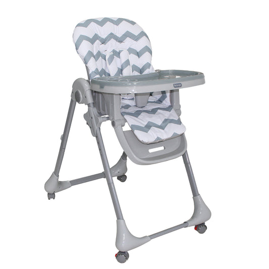 Silla de Comer Plegable Bebeglo Gris