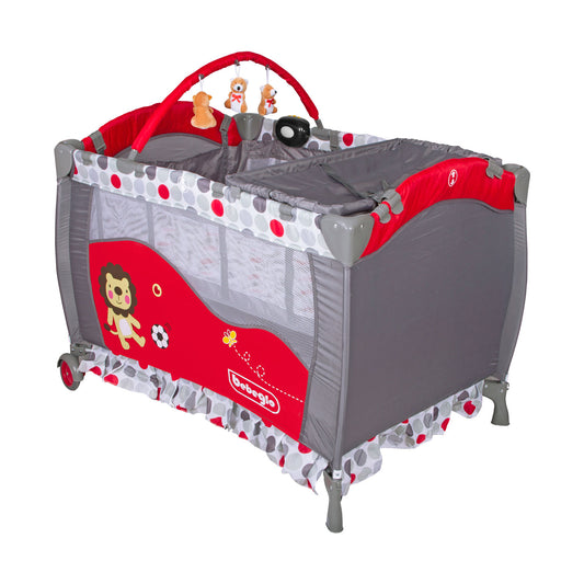 Cuna Corral Pack & Play Bebeglo Rojo