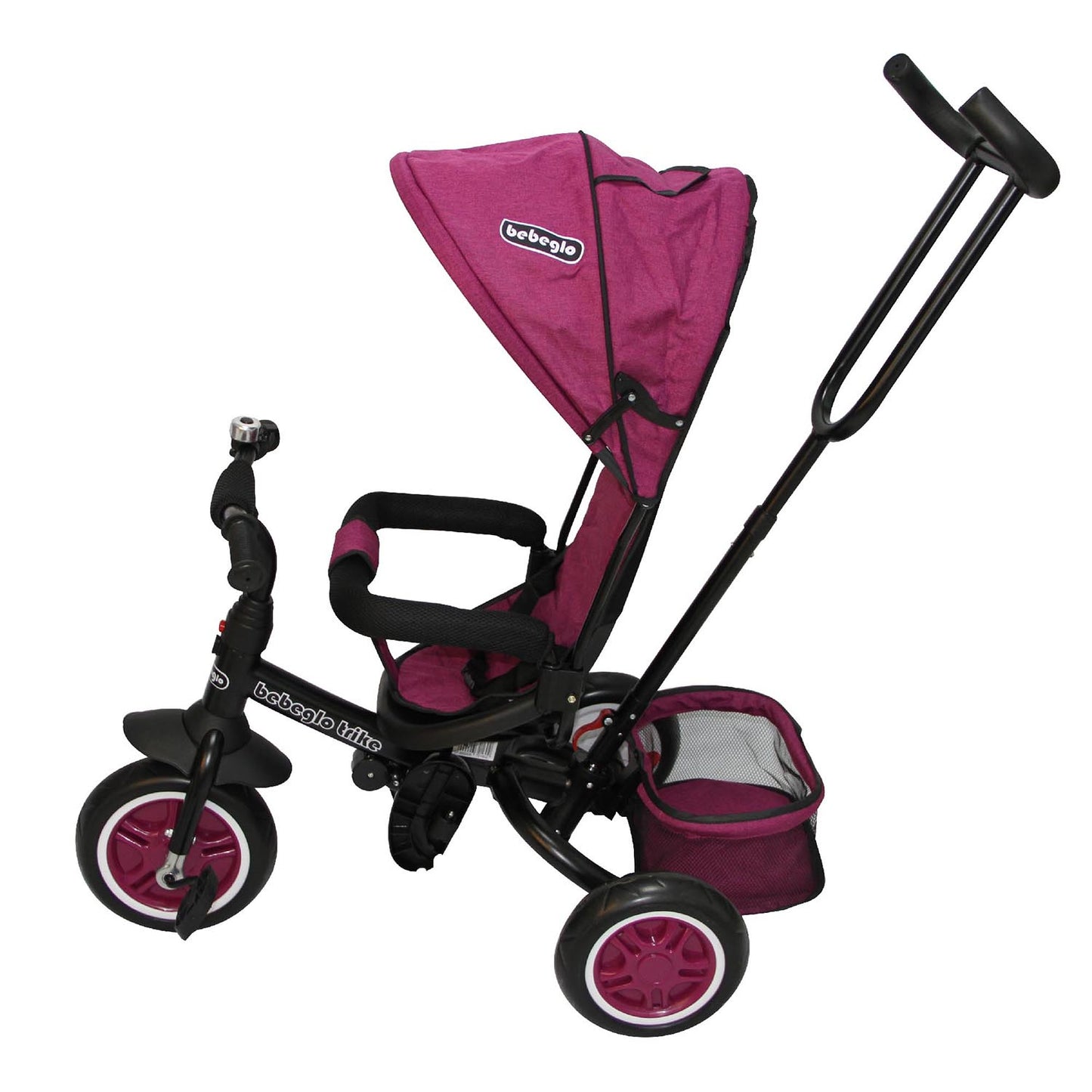 Triciclo Carriola Bebeglo Fucsia