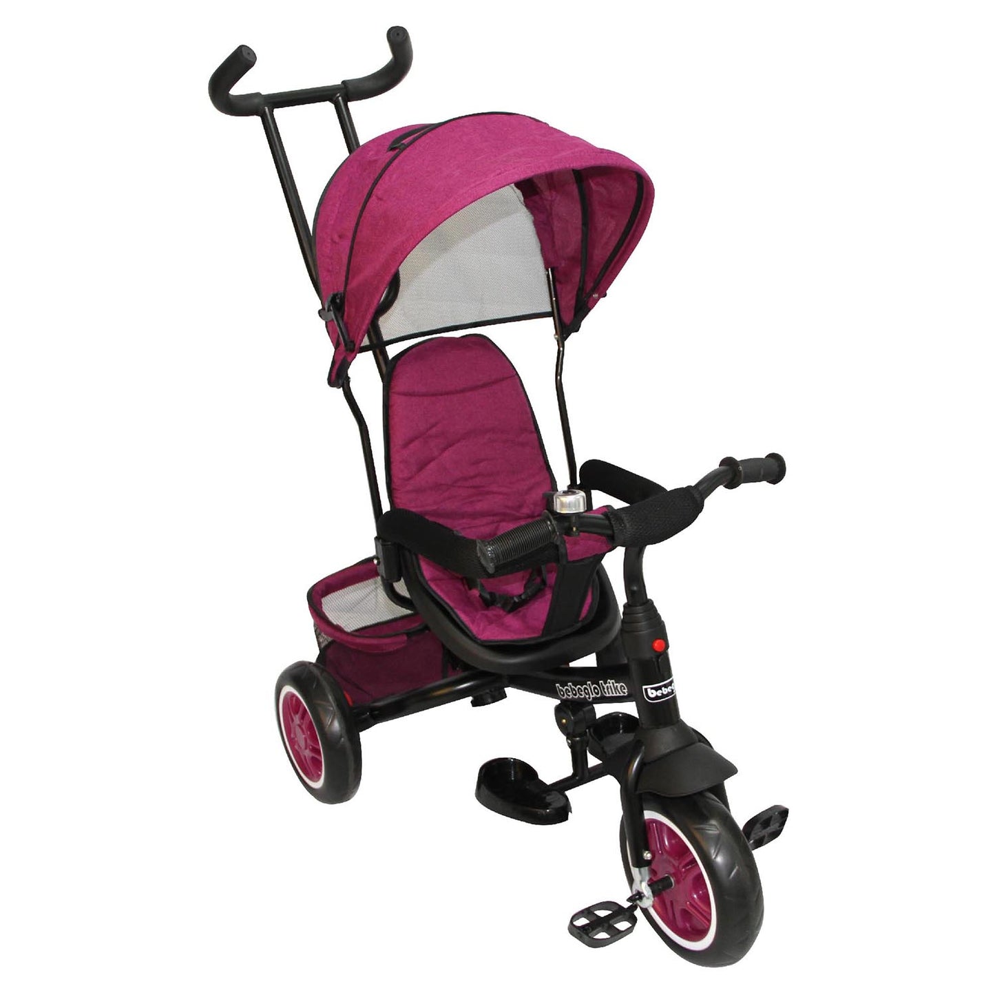 Triciclo Carriola Bebeglo Fucsia