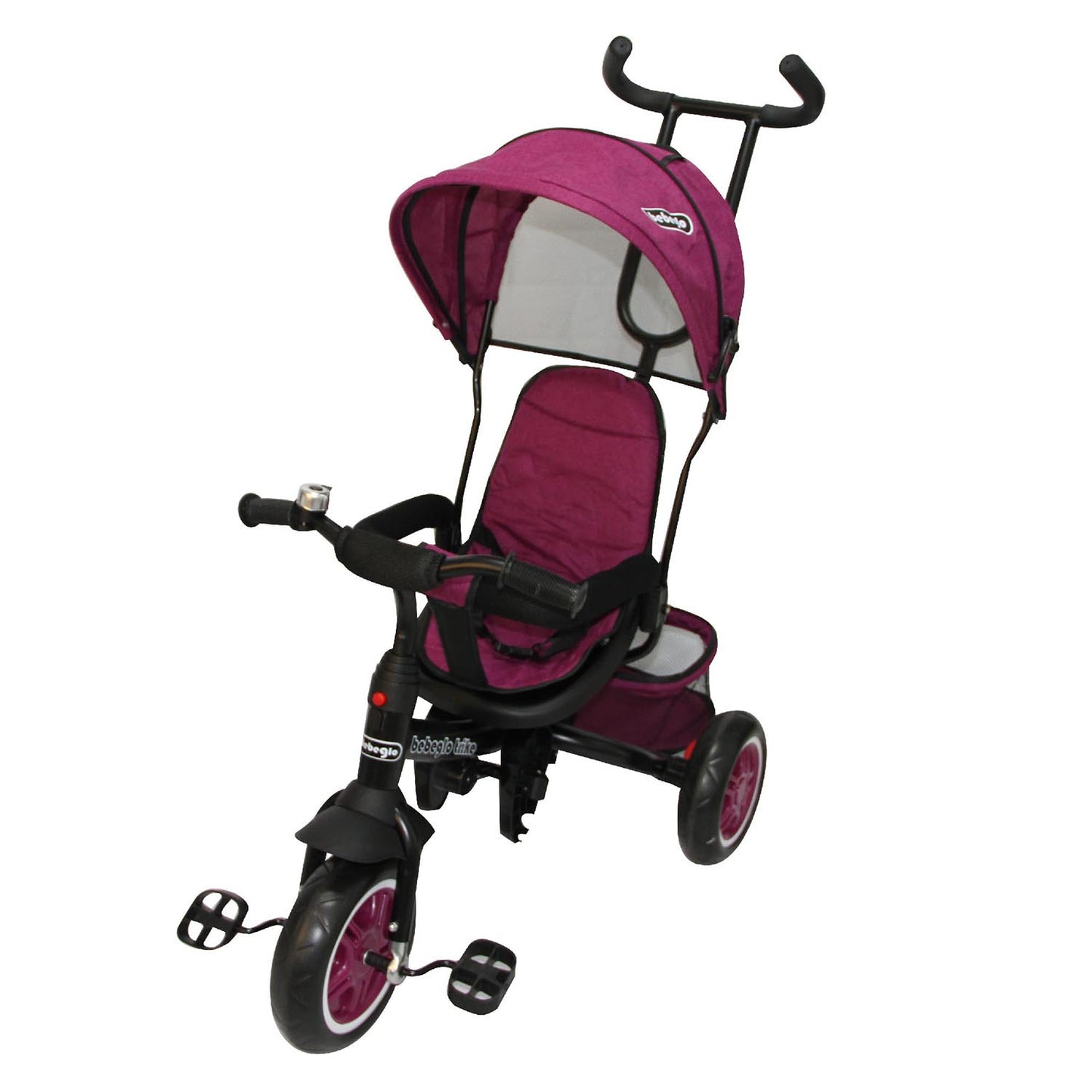 Triciclo Carriola Bebeglo Fucsia