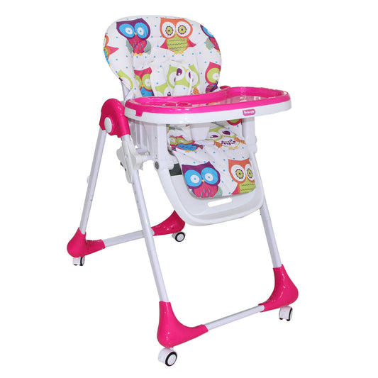 Silla De Comer Plegable Bebeglo Fucsia